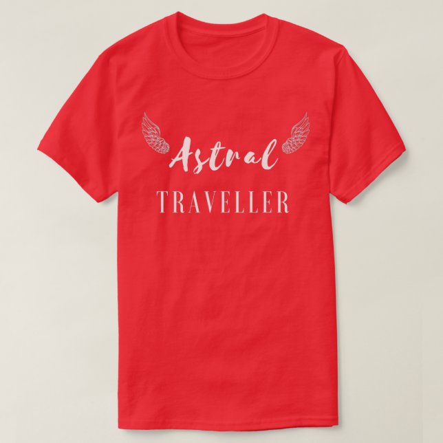 Astral Traveller Wings Esoteric Astral Projection T-Shirt (Design vorne)