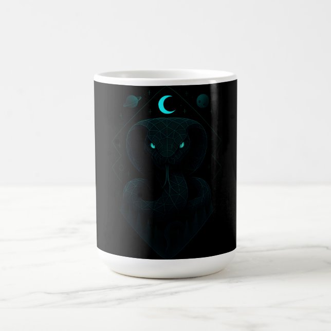 Astrale Schlange - Kosmische Coil Power Kaffeetasse (Mittel)