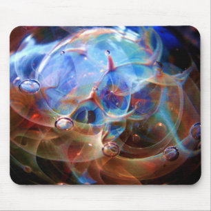 Astralgalaxie-Orions Gurt Lampwork Glas-Nebelfleck Mousepad
