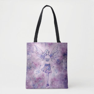 Astralina Süße Lila Fee Fantasy Illustration Tasche