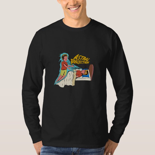 Astralprojektion Erfahrung Pop Art T-Shirt (Vorderseite)