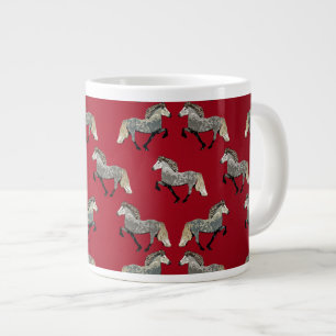 Astrid in Rot Jumbo-Tasse