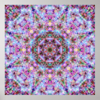 Astrid - Pastel Pink & Lila Psychedelic Mandala