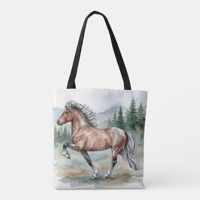 Astrid Tolting Icelandic watercolor Tasche (Rückseite)