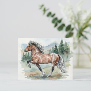 Astrid Tolting Isländisches Pferd Aquarell Postkarte