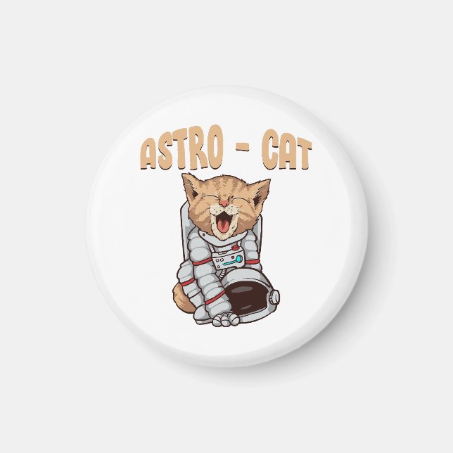 Astro Cat Magnet (Vorne)