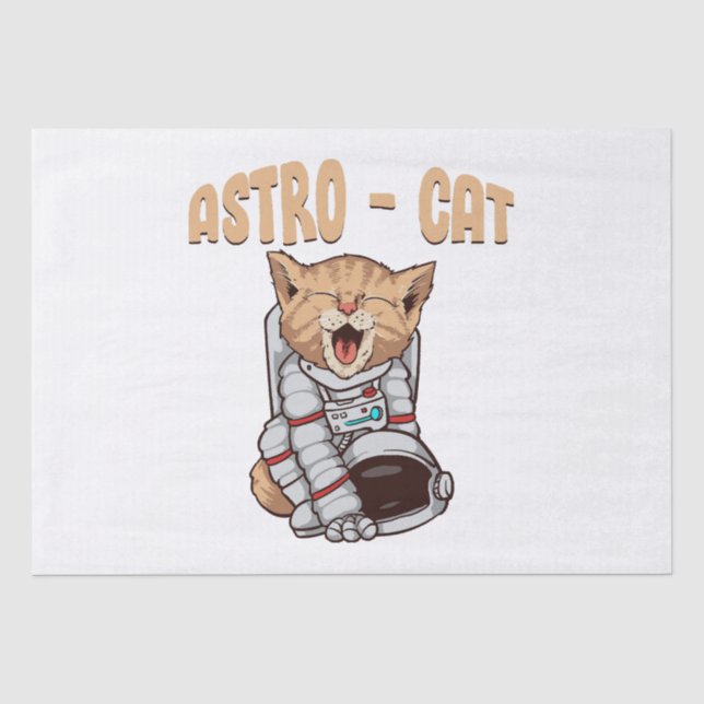 Astro Cat Seidenpapier (Vorderseite)