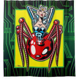 Astro Creeps™: Madam Mechanism™ Duschvorhang
