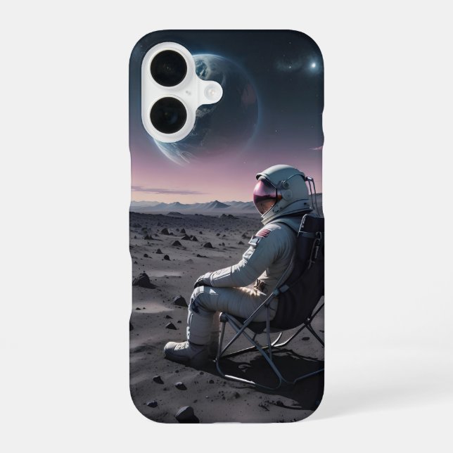 Astro-Freizeit iPhone 16 Hülle (Rückseite)