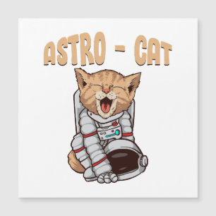 Astro-Katze Magnetkarte