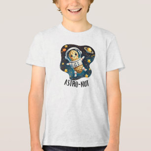 Astro-Nut Erdnuss, Astronauten-Wortspiel Tri-Blend Shirt