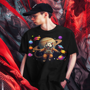 Astro-Possum: Der bezaubernde Opossum-Astronaut Ex T-Shirt