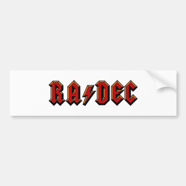 Astro Rocker-Aufkleber Autoaufkleber (Vorne)