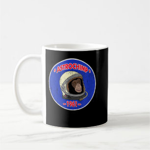 Astro-Schimpanse Ham 1961 Vintage-Look Kaffeetasse