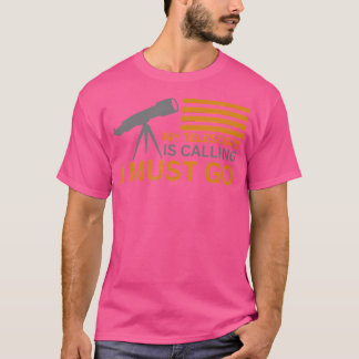 Astrofotografie Astronomie Weltraum Kamera Foto T-Shirt