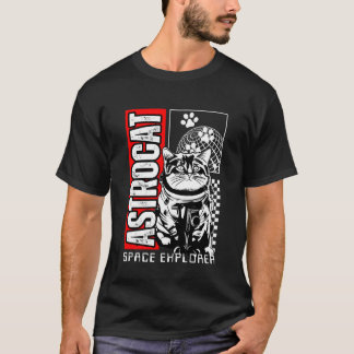 Astrokatze, Weltraumkatze, Astronautenkatze, Humor T-Shirt