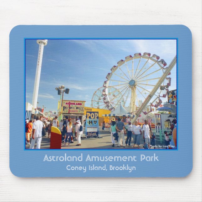 Astroland Vergnügungspark Mousepad (Vorne)