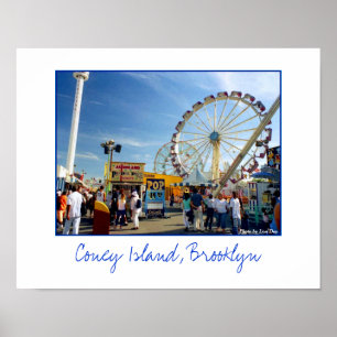 Astroland Vergnügungspark Poster