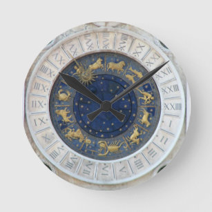 Astrological Clock,  Piazza San Marco, Venice Runde Wanduhr