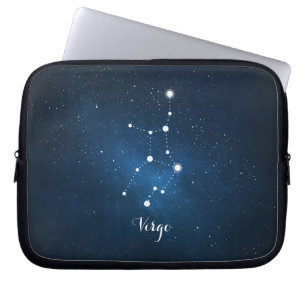 Astrologie Blauer Nebel Virgo Zodiac Zeichen Laptopschutzhülle