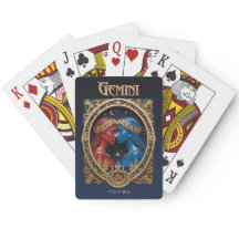 Astrologie Cartes de Jeu - Symbole Zodiaque Gemini