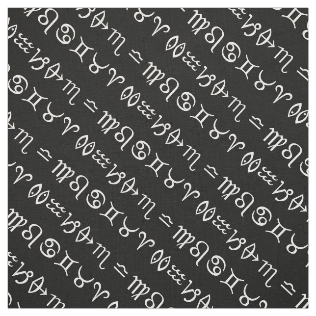 Astrologie Fabric Personalisiert Zodiac Fabrics Stoff (Muster)