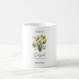 Astrologie Geburtsmonat März BLUME Kaffeetasse