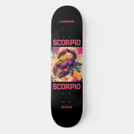 Astrologie Graffiti Zodiac Scorpio Skateboard