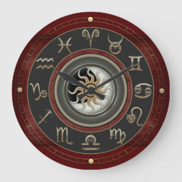 Astrologie Große Wanduhr