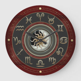Astrologie Große Wanduhr