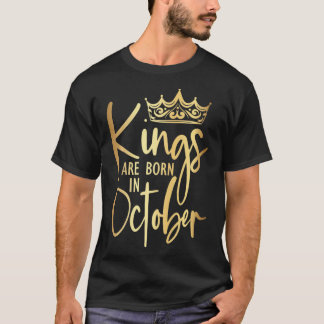 Astrologie Könige sind im Oktober Geboren T-Shirt