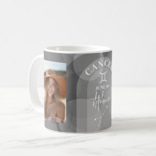 Astrologie Krebs Zodiac-Zeichen Foto Custom Geburt Kaffeetasse