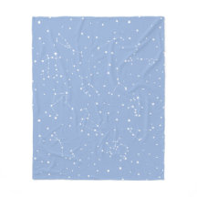 Astrologie Pastellblau Weiße Sterne Sternbild