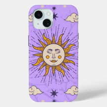 Astrologie Phonecases: Sun-Zeichen im Himmelsstil