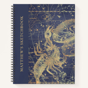 Astrologie Scorpio Horoscope Livre De Croquis Avec