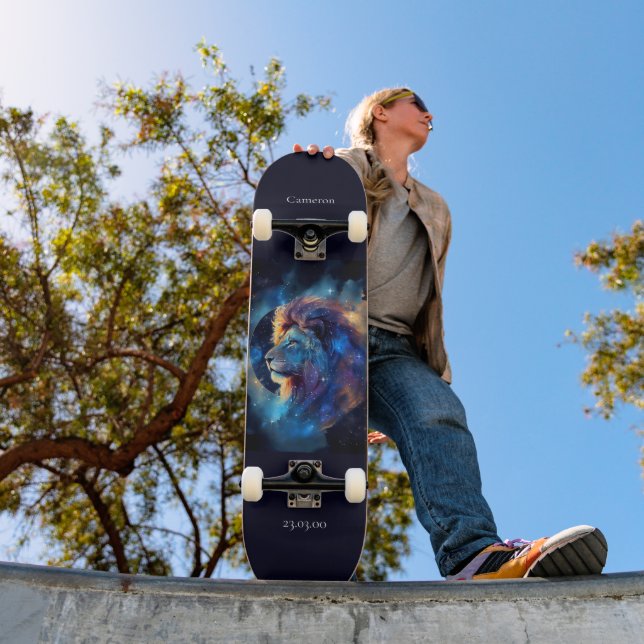 Astrologie Skateboard avec Leo Symbole (Extérieur 1)