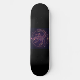 Astrologie Skateboard avec symbole Scorpio