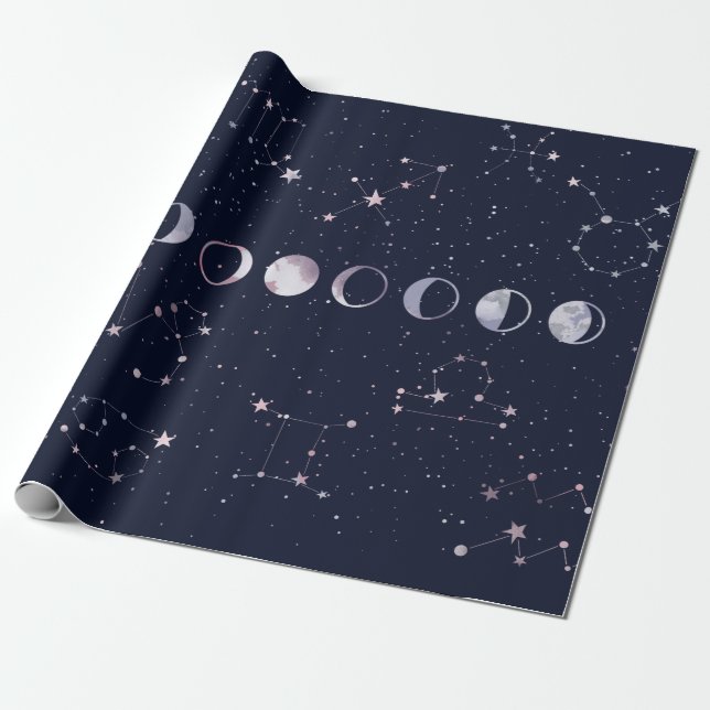 Astrologie Sky Geschenkpapier (Ungerollt)