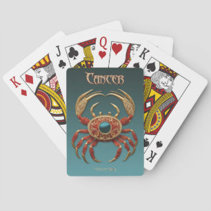 Astrologie Spielkarten - Krebs-Zodiaka-Zeichen