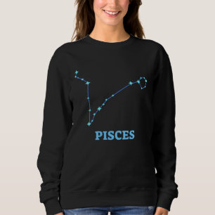 Astrologie Sternzeichen Fische Horoskop Konstellat Sweatshirt