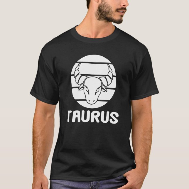 Astrologie Stier T-Shirt (Vorderseite)