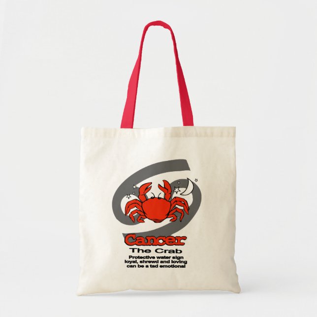 Astrologie-Tasche "The Crab" Tragetasche (Vorne)