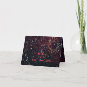 Astrologie Weihnachten Sonne Mond Sterne Glitter N