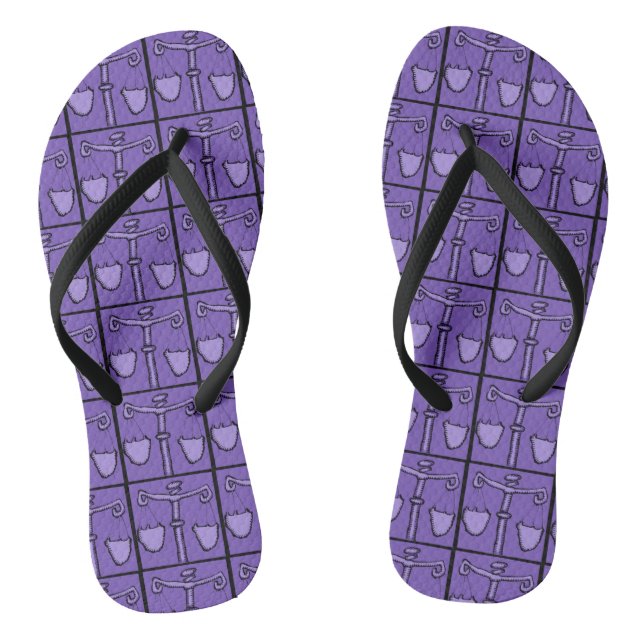 Astrologie Zodiac Libra Geburt FF Flip Flops (Fußbett)