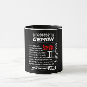 Astrologie/Zodiaka-Zeichen/Gemini Tasse