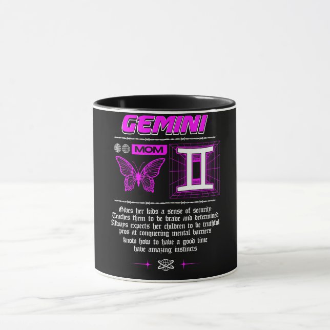 Astrologie/Zodiaka-Zeichen//Gemini Tasse (Zentrum)