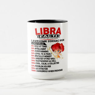 Astrologie/Zodiaka-Zeichen//Libra-Fakten Tasse