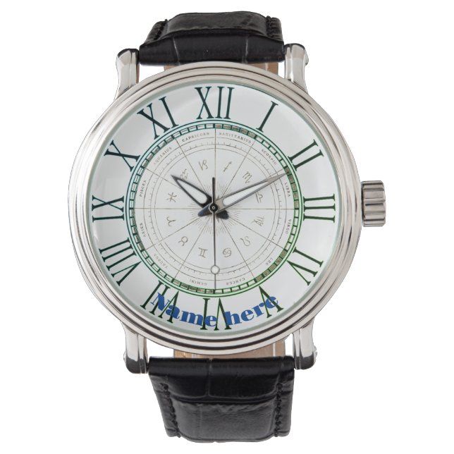 astrologisch armbanduhr (Vorderseite)