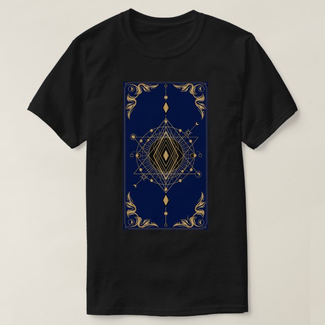 Astrologische Karte T-Shirt (Design vorne)
