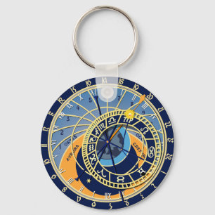 Astrologische Uhr Prags Schlüsselanhänger